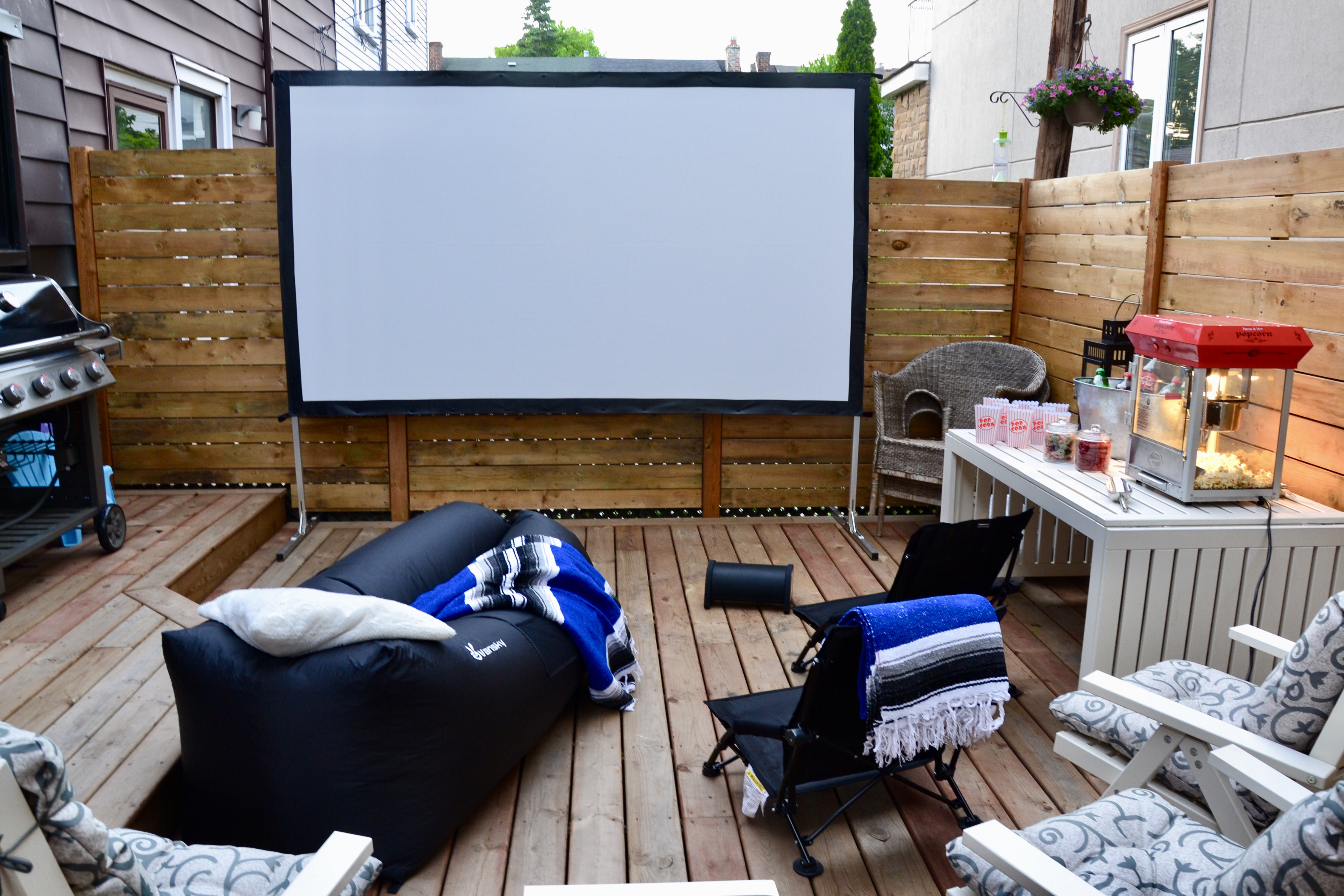 backyard movie night