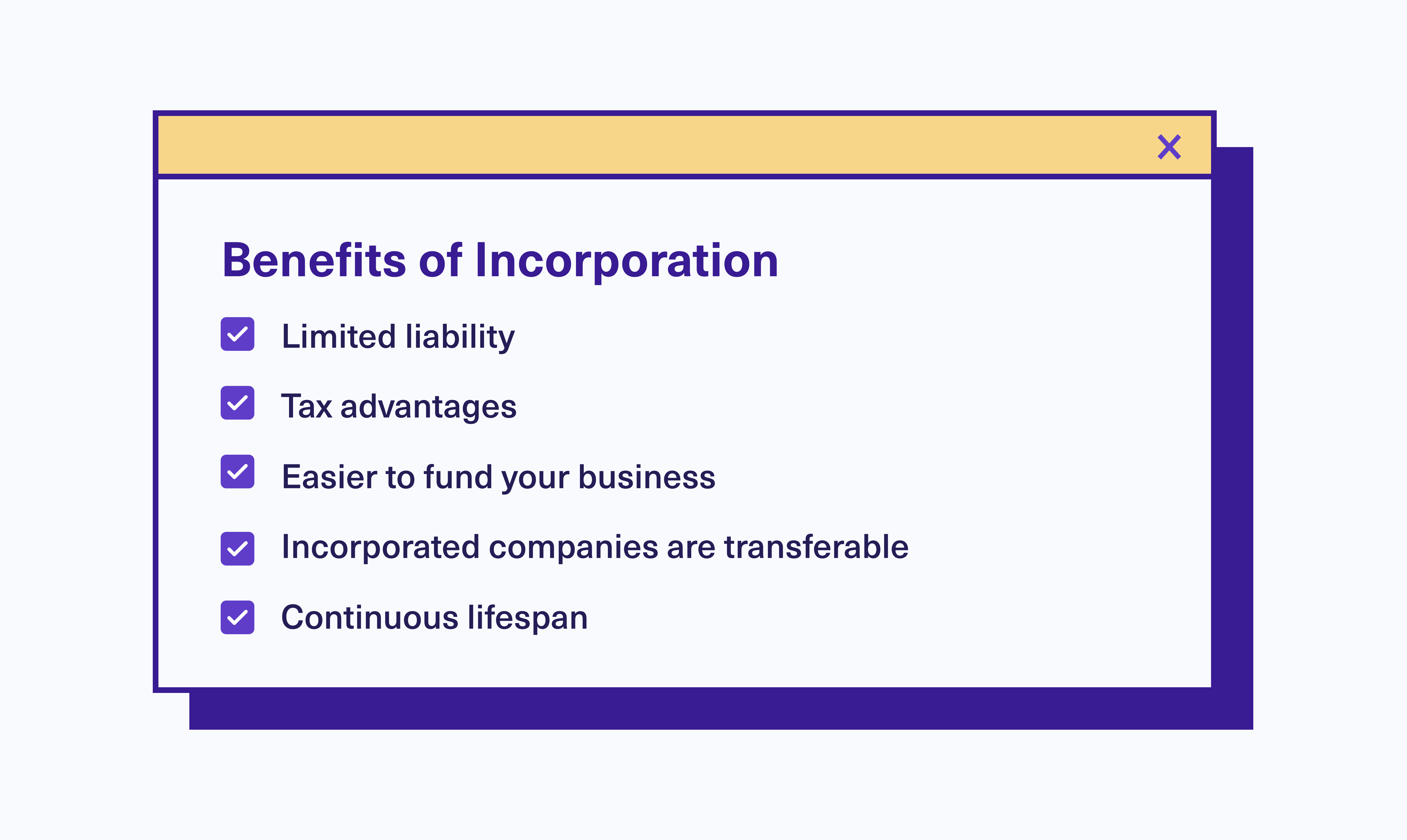 A checklist of the benefits of incorporating in alberta